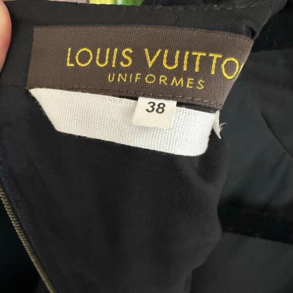 Louis Vuitton Uniforms Sheath Dress Women's Black Size 38 US6 - Picture 4 of 5